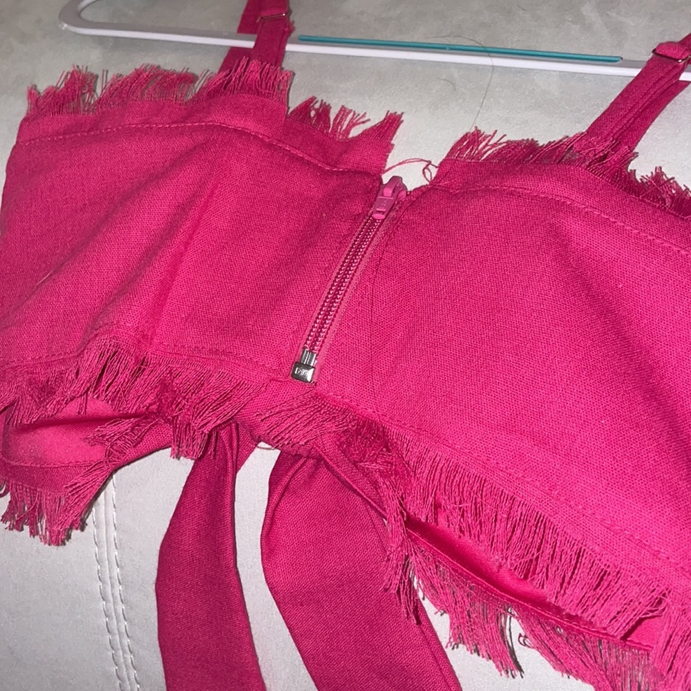 Pink linen set - Picture 9 of 11